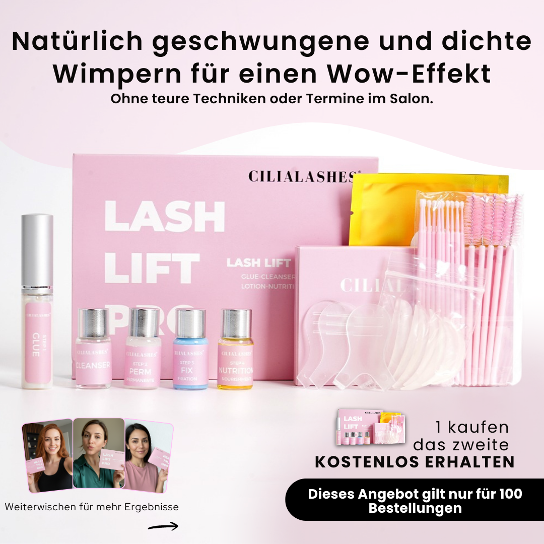 Cilialashes Wimpernlifting Set (Kaufe 1 und erhalte 1 gratis dazu)